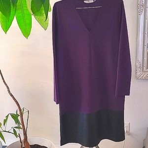 Dress garnish vegan leather